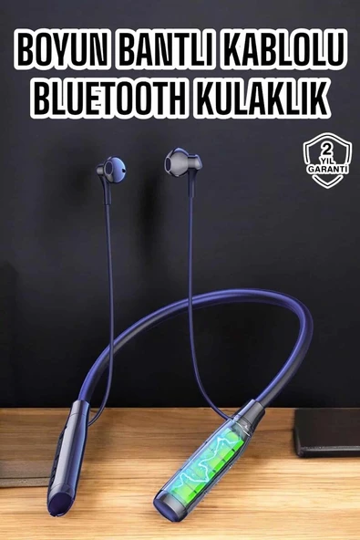 Yeni Nesil Bluetooth Kulaklık Kablolu Kulak İçi Dijital Göstergeli ürün görseli 1