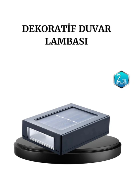 6 LED Güneş Enerjili Sensörlü Lamba - Akıllı Işık Sensörlü Enerji Tasarruflu Bahçe Aydınlatma ürün görseli 1