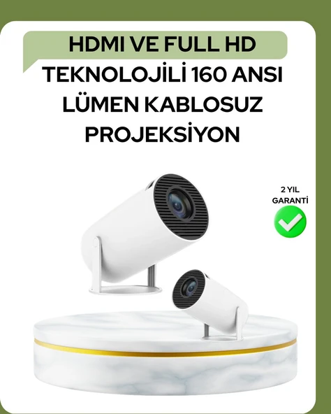 Ultra Pro Full HD ve 4K Destekli 130 İnç Projeksiyon Cihazı ürün görseli 1