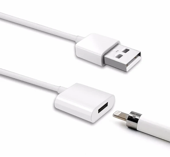 Ally Apple Pencil/kalem İçin Usb Şarj Kablosu 1 metre-(5775) ürün görseli 1