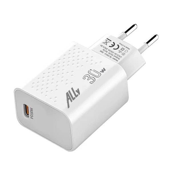 Ally TE-PD14 30W Type-C- USB C Hızlı Şarj Adaptörü-(5775) ürün görseli 1
