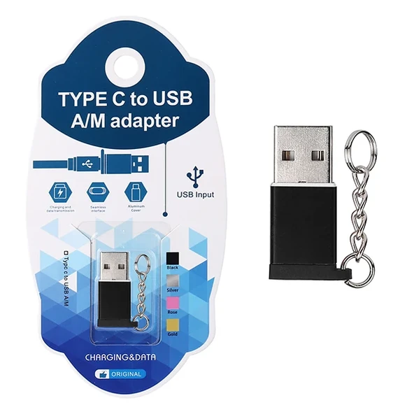 Ally USB 3.0 Erkek to USB 3.1 Type-C Dişi Dönüştürücü Başlık Adaptör-(5775) ürün görseli 1