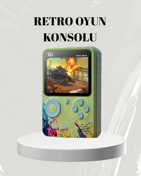3 İnç Renkli Ekranlı Taşınabilir El Konsolu - G5 Modeli ürün görseli 1