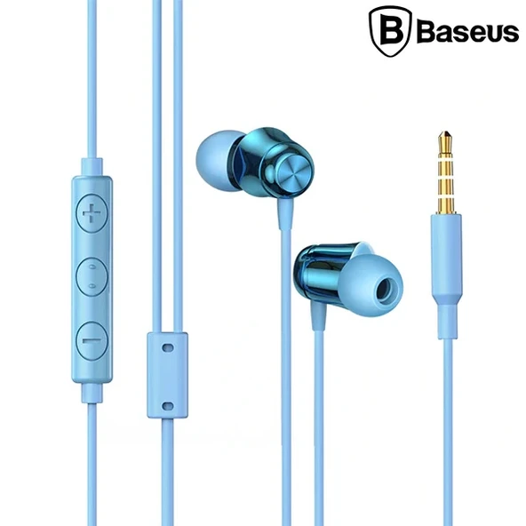 Baseus Encok H13 3.5mm Jack Mikrofonlu Kulak İçi Kulaklık Auriculares Fone De Ouvido-(5775) ürün görseli 1