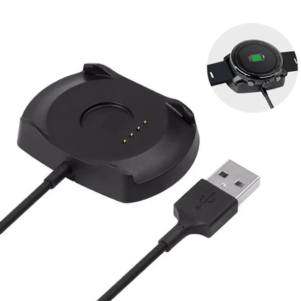 Xiaomi Huami Amazfit 22S Stratos A1609 Akıllı Saat İçin Şarj Kablosu-(5775) ürün görseli 1
