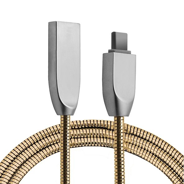 Ally Usb Type-C Zinc Alloy Dayanıklı 24 A Metal Usb Kablo-(5775) ürün görseli 1