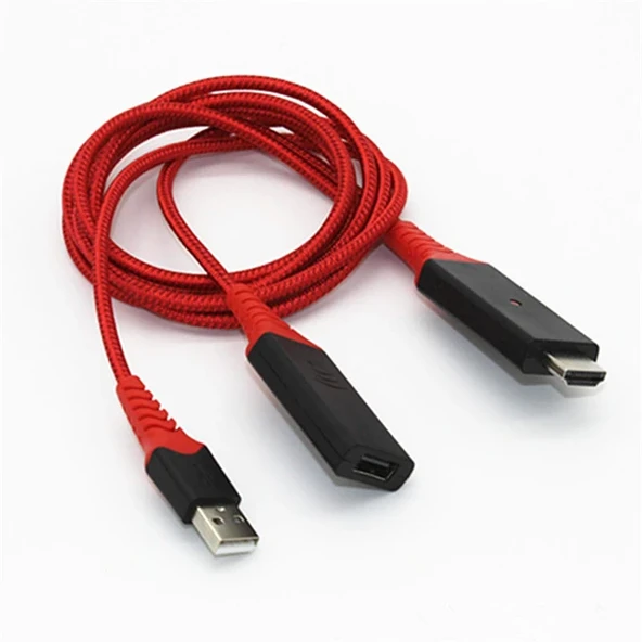 1080p Hdmi 2 İn1 Cast Telefondan Tv Wireless Dönüştürücü Adaptör-(5775) ürün görseli 1