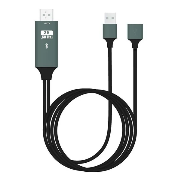 Ally Phone Usb HDTV Cable Lightning Type C hdmi kablosu-(5775) ürün görseli 1