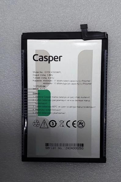 Casper X30 X30P Batarya Orjinal GYDC416596PL ürün görseli 1