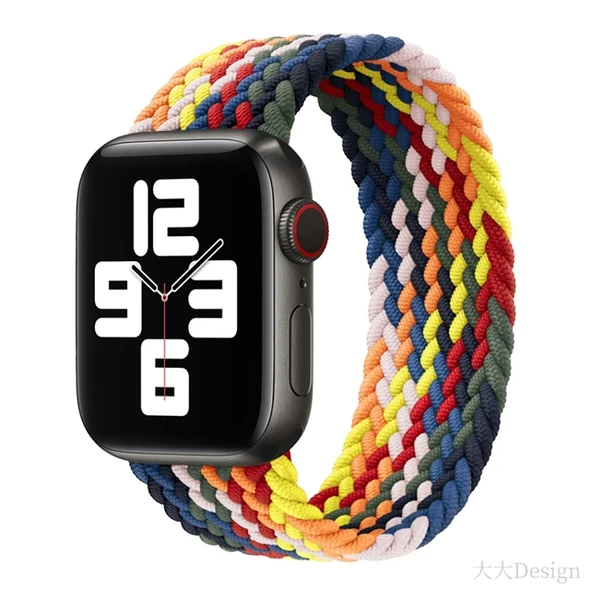 Ally Apple Watch 7-8 45mm 6-5-4 44mm Watch Ultra 49mm Single loop Plastik Kayış Kordon 3-2-1 42mm-(5775) ürün görseli 1