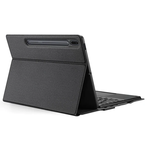 Dux Ducis SM Galaxy Tab S8 Plus-S7 Plus-S7 FE ile Uyumlu Bluetooth Klavye Touchpad Kılıf-(5775) ürün görseli 1