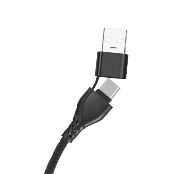 ALLY 2in1 USB Type C To PD Kablosu+USB Kablo-(5775) - Resim 2