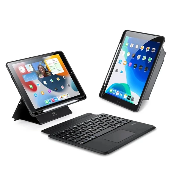 Dux Ducis iPad 7- 8-9 10.2  iPad Air3- iPad Pro 10.5(2017) DK Series Kablosuz Bluetooth Klavye-(5775) ürün görseli 1