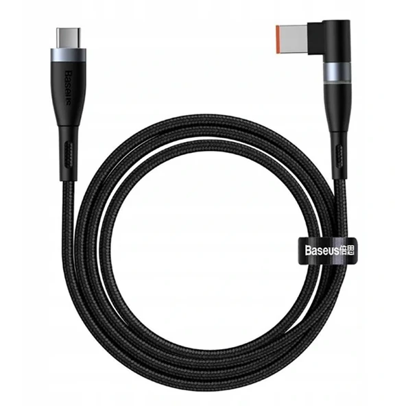 Baseus Zinc Manyetik Type-C to DC Square Portu Lenovo Laptop Şarj Kablosu 100W 2m-(5775) ürün görseli 1