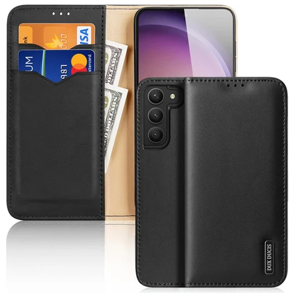 Dux Ducis SM Galaxy S23 Plus Kılıf Mıknatıslı Cüzdanlı Deri Kılıf Hivo Series-(5775) ürün görseli 1