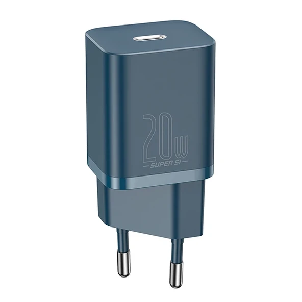 Baseus Super Si 20W PD Type-C Hızlı Şarj Adaptörü 20W İPhone 15-14-13- 12-11 Hızlı Şarj-(5775) ürün görseli 1