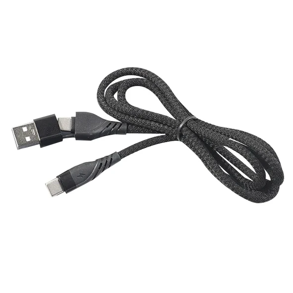 ALLY 2in1 USB Type C To PD Kablosu+USB Kablo-(5775) - Resim 4