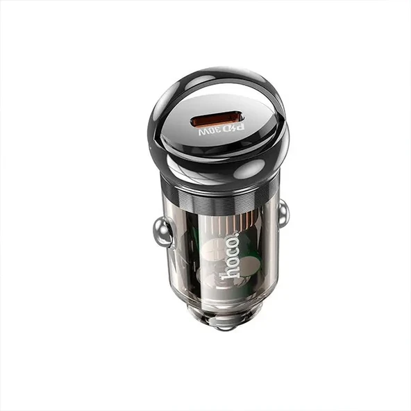 HOCO Z53 Sight Single PD30W Type-C Girişli Araç Çakmaklık Hızlı Şarj Aleti-(5775) ürün görseli 1