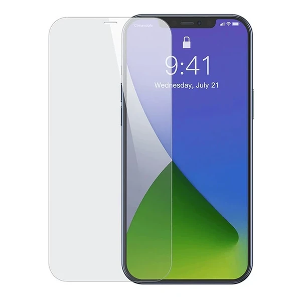 Baseus İPhone 12 Mini 5.4 0.3mm Ful Tempered Cam Ekran Koruyucu 2 Adet Set-(5775) ürün görseli 1