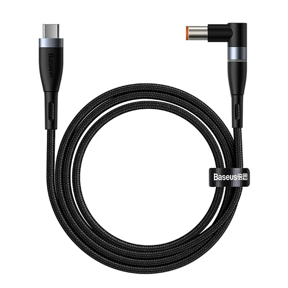 Baseus Zinc Manyetik Type-C to DC Round (79x55mm) Lenovo Laptop Şarj Kablosu 100W 2m-(5775) ürün görseli 1