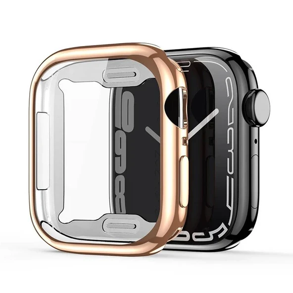 Dux Ducis Samo Series Apple Watch 45mm için Soft TPU Full Koruma Ultra İnce Silikon Kılıf-(5775) ürün görseli 1