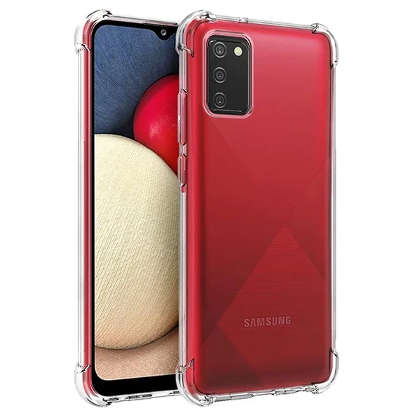 SM Galaxy A02S - M02S Anti-Drop Shockproof Darbe Emici Silikon Kılıf-(5775) ürün görseli 1