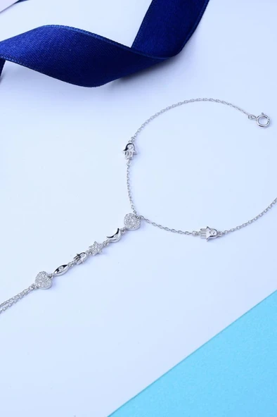 925 Ayar Gümüş Fatma Ana Eli Şahmeran ürün görseli 1
