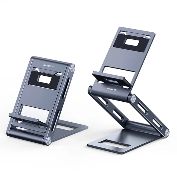 Dux Ducis Z-Shape Alüminyum Alaşımlı Katlanır Telefon Standı-(5775) ürün görseli 1