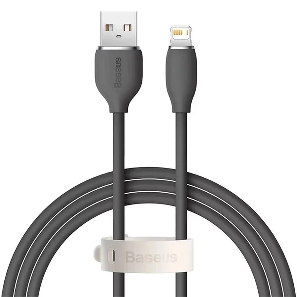 Baseus Jelly Liquid USB to iPhone Lightning 2.4A Hızlı Şarj Kablosu 1.2m-(5775) ürün görseli 1