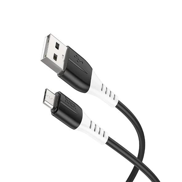 HOCO X82 Micro USB to USB 2.4A Silikon Data ve Şarj Kablosu-(5775) ürün görseli 1