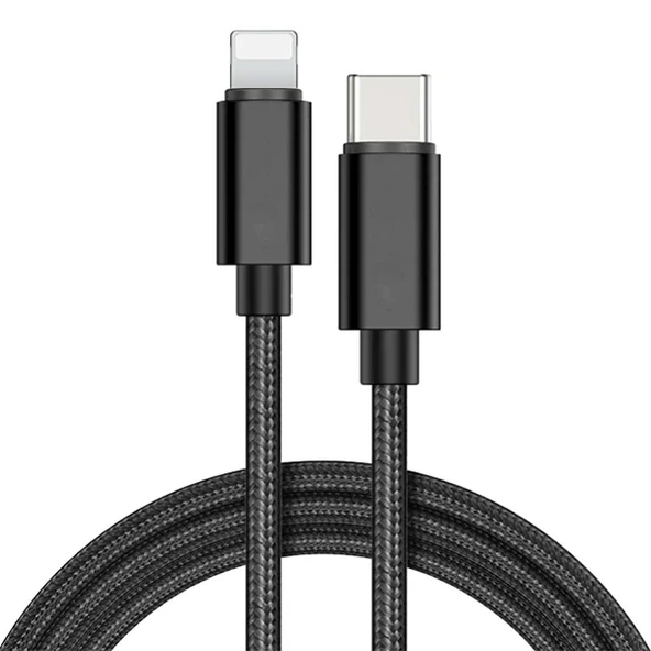ALLY PD 20W Hızlı Şarj İPhone 14-13-1211 USB-C to Lightning Şarj Kablosu 1metre-(5775) ürün görseli 1