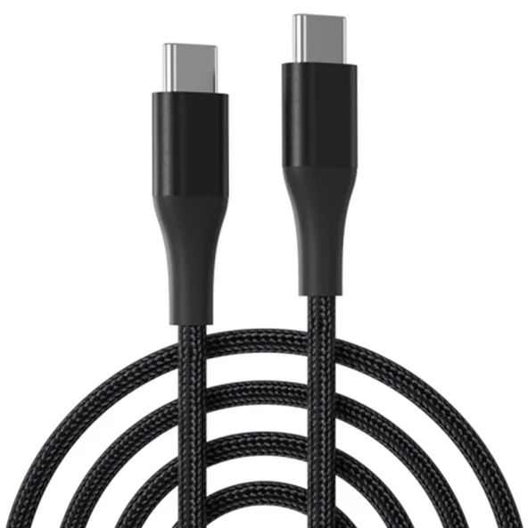 ALLY PD 100W 5A Hızlı Şarj Usb Type-C Kablo 1Metre Kevlar Kablo-(5775) ürün görseli 1