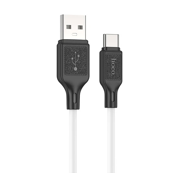 HOCO X90 USB to Type-C 3A Silikon Hızlı Şarj ve Data Kablosu-(5775) ürün görseli 1
