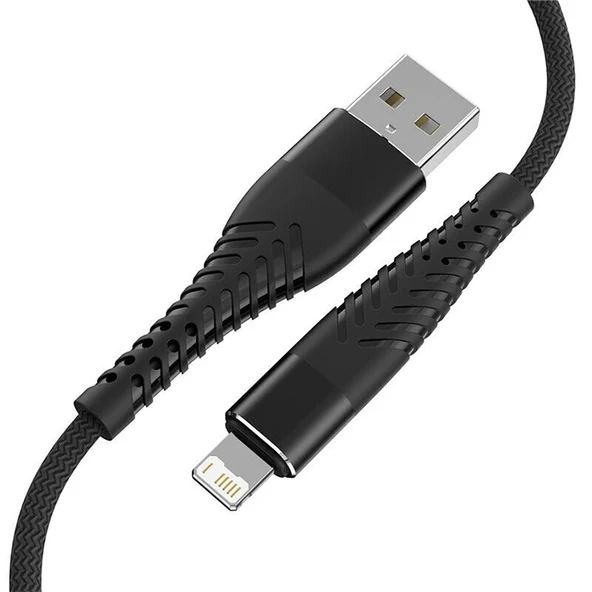 ALLY QC3.0 USB To İPhone Lightning Hızlı Şarj Kablosu-(5775) ürün görseli 1