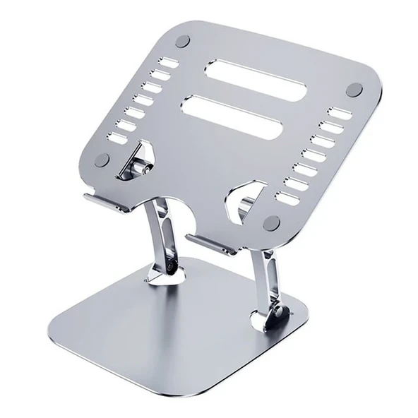 Ally  T602 Ayarlanabilir Katlanır Isı Havalandırmalı Alüminyum Laptop Standı-(5775) ürün görseli 1