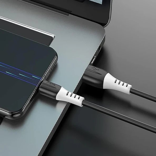 HOCO X82 Micro USB to USB 2.4A Silikon Data ve Şarj Kablosu-(5775) - Resim 3