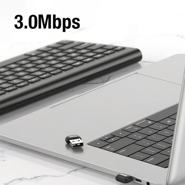 HOCO UA18 3.0Mbps USB Bluetooth 5.0 Adaptör-(5775) - Resim 4