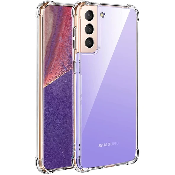 SM Galaxy S21 - S30 Anti-Drop Shockproof Darbe Emici Silikon Kılıf-(5775) ürün görseli 1
