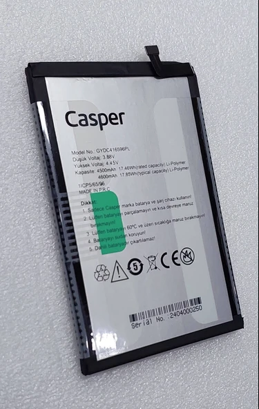 Casper X30 X30P Batarya Orjinal GYDC416596PL - Resim 3