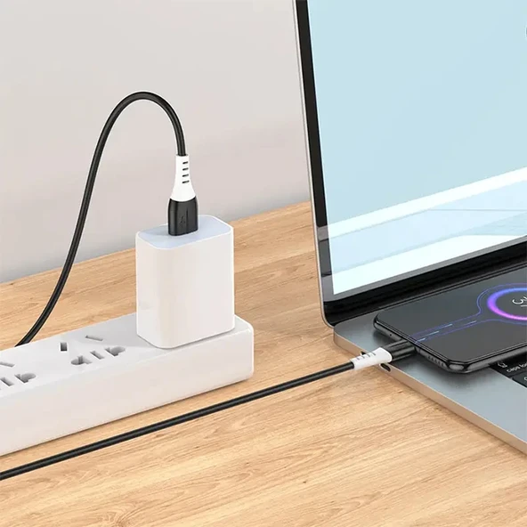 HOCO X82 Micro USB to USB 2.4A Silikon Data ve Şarj Kablosu-(5775) - Resim 4