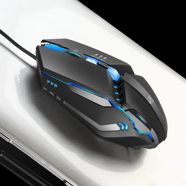 ALLY K3  Işıklı Kablolu Oyuncu- Gaming Mouse-(5775) - Resim 2