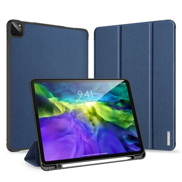 DUX DUCİS iPad Pro 12.9 (2021-2020-2018 )Kılıf Kalem Yerli Soft Tpu Mıknatıslı Domo Series Kılıf-(5775) ürün görseli 1