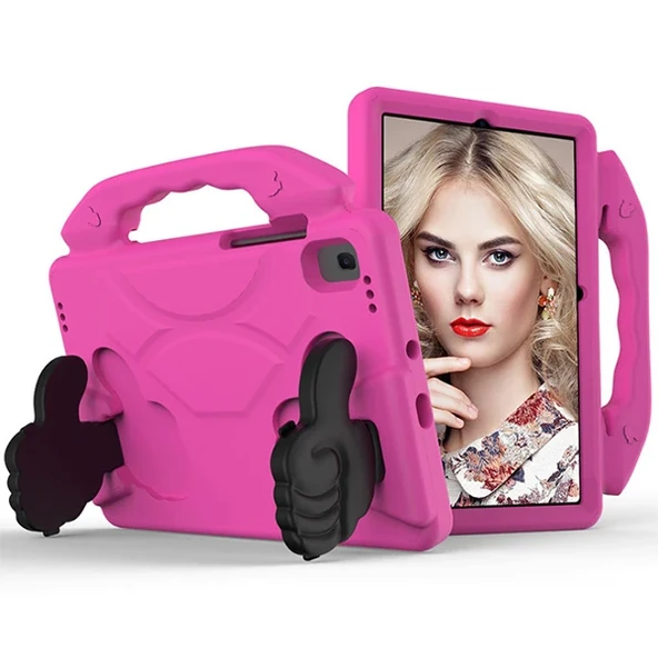 Ally Galaxy Tab S6 Lite P610- P615 Tab 7 10.4 T500-T505 Kılıf Eva Çocuk Shockproof Standlı Taşınabi-(5775) ürün görseli 1