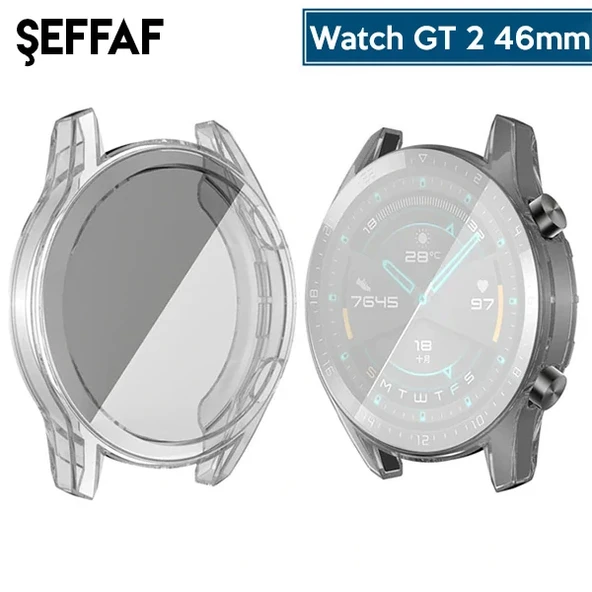 Ally Huawei Watch GT2 46mm 360 Koruma Ultra İnce Silikon Kılıf-(5775) ürün görseli 1