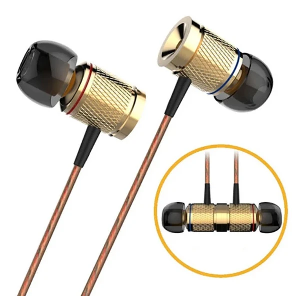 Plextone DX2 3.5mm Metal Kablolu Stereo Kulak İçi Oyuncu Kulaklık-(5775) ürün görseli 1