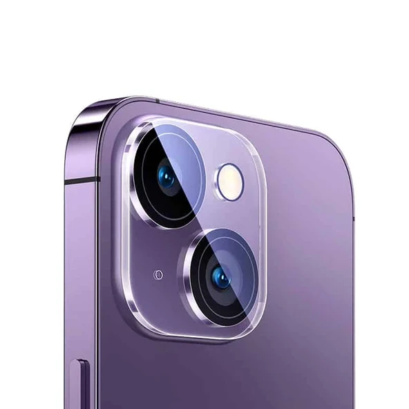 Baseus iPhone 15/15 Plus için Crystal Serisi HD Cam Kamera Koruyucu 2 Adet Set-(5775) ürün görseli 1