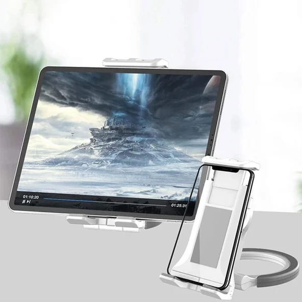 ALLY PB-47B Askılı Katlanabilen Çok İşlevli Tablet -Telefon Standı Tutucu-(5775) ürün görseli 1