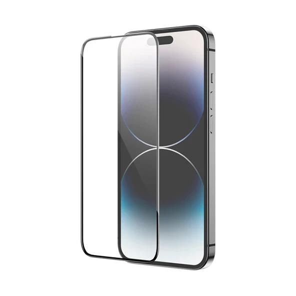 HOCO Guardian Shield Series iPhone 15 Pro 5D Tempered Kırılmaz Cam Ekran Koruyucu 10 Adet Set-(5775) ürün görseli 1
