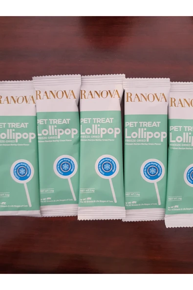 PATİLİMARKET kedi lolipop tavuk arpa otlu 5 adet ürün görseli 1