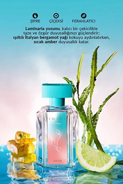 Avon Imari Free Kadın Parfüm Edt 50 Ml. İkili Paket ürün görseli 1